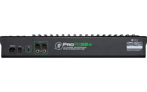 Mackie ProFX22v3 22-channel Mixer with USB and Effects - Image 4